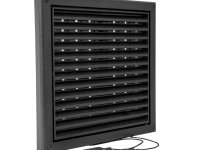 Renson 732 pvc 187x187 str 9005 Renson 732 pvc 187x187 str 9005