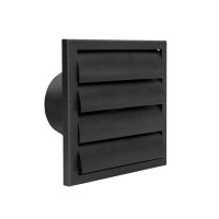 Renson 742 pvc overdrukrooster STR 9005 Renson 742 pvc overdrukrooster STR 9005
