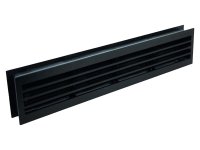 Renson 761 pvc deurrooster 450x90 str 9005 blister Renson 761 pvc deurrooster 450x90 str 9005 blister