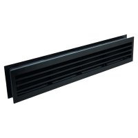 Renson 761 pvc deurrooster 450x90 str 9005 blister Renson 761 pvc deurrooster 450x90 str 9005 blister