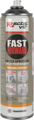 Rectavit Spuitlijmen 1129 fast forward transparrant  compact 500 ml