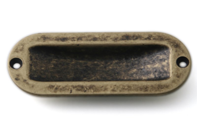 KOMGREEP SMAL 40x104MM ANTIEK BRONS