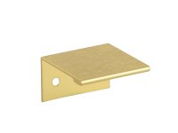 HOEKGREEP ALU BRUSHED GOLD 40x42,2x25mm CC 24mm