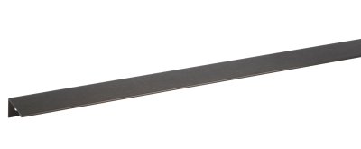 HOEKGREEP ALU BRUSHED DARK BRONZE 1000x42,2x25mm