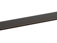 HOEKGREEP ALU BRUSHED DARK BRONZE 300x42,2x25mm CC 140mm