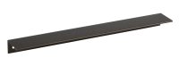 HOEKGREEP ALU BRUSHED DARK BRONZE 300x42,2x25mm CC 140mm