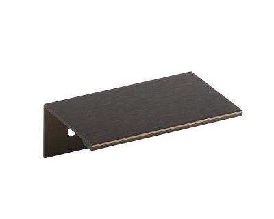 HOEKGREEP ALU BRUSHED DARK BRONZE 70x42,2x25mm CC 44mm