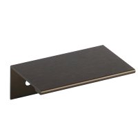 HOEKGREEP ALU BRUSHED DARK BRONZE 70x42,2x25mm CC 44mm