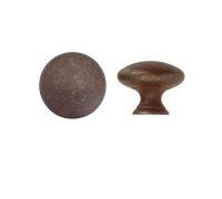 KNOP ""FERRO"" ROND 30X24MM