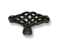 T-KNOP "CAGE" 51MM ZWART