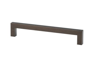 GREEP STIEN 160MM ALUMINIUM / BRUSHED DARK BRONZE