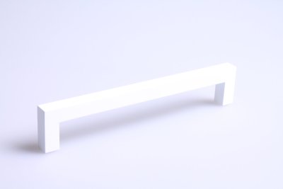 GREEP STIEN 160MM ALUMINIUM / WIT