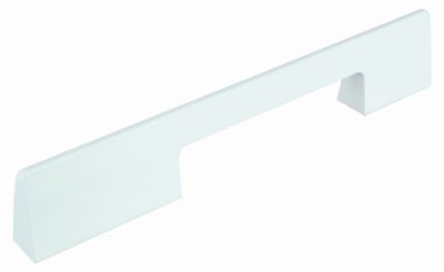 GREEP SCHERP ALUMINIUM / WIT 160MM new