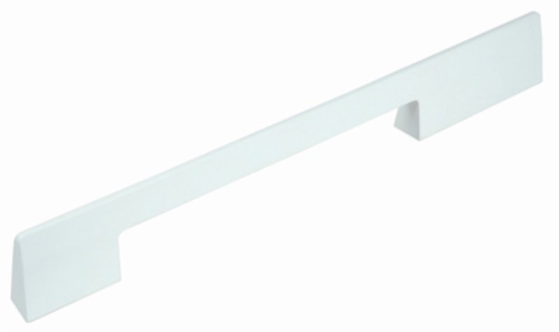 GREEP SCHERP ALUMINIUM / WIT 224MM new