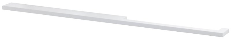 GREEP DRIMO 960MM ALUMINIUM / WIT ASYMMETRISCH