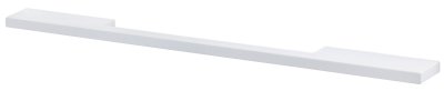 GREEP DRIMO 320MM ALUMINIUM / WIT SYMMETRISCH