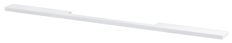 GREEP DRIMO 480MM ALUMINIUM / WIT SYMMETRISCH