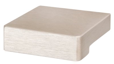 KNOP ""MOKA"" 16MM ALU/RVS-LOOK 32x30x10mm