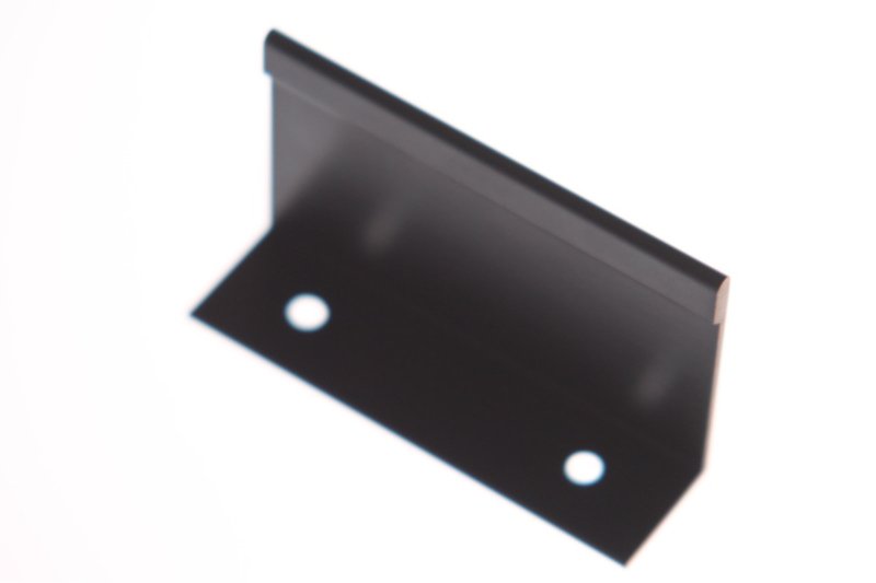 HOEKGREEP ALU MAT ZWART 1000mmx1.6mm