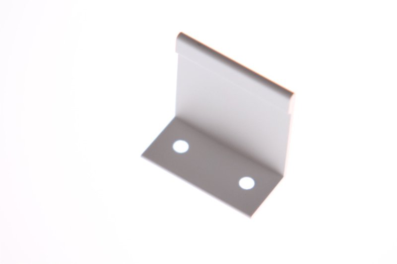 HOEKGREEP ALU / WIT 40x1.6mm SCHROEFAFSTAND 24mm n