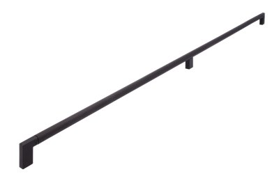 GREEP 736MM ALU/GREEP GERIBBELD MAT-ZWART CC 2X368 MM