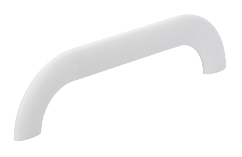 GREEP GEBOGEN ZM 180 MM MAT WIT CC 160 MM