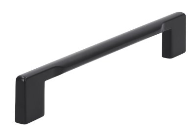 GREEP RECHT / OVAAL ZMC 180 MM MAT ZWART CC 160 MM