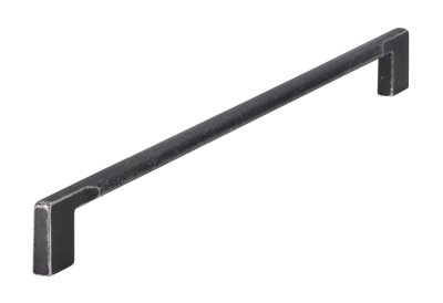GREEP RECHT / OVAAL ZMC 340 mm MAT IJZERKLEUR CC 320 MM