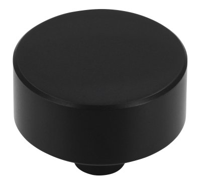 KNOP ROND ø 33 MM MAT ZWART