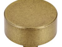 KNOP ALU ROND ø 33MM VINTAGE GOLD