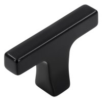 T-KNOP TROMPET MAT ZWART 48 MM T-KNOP TROMPET MAT ZWART 48 MM