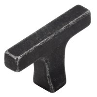 T-KNOP TROMPET MAT IJZER-KLEUR 48 MM T-KNOP TROMPET MAT IJZER-KLEUR 48 MM