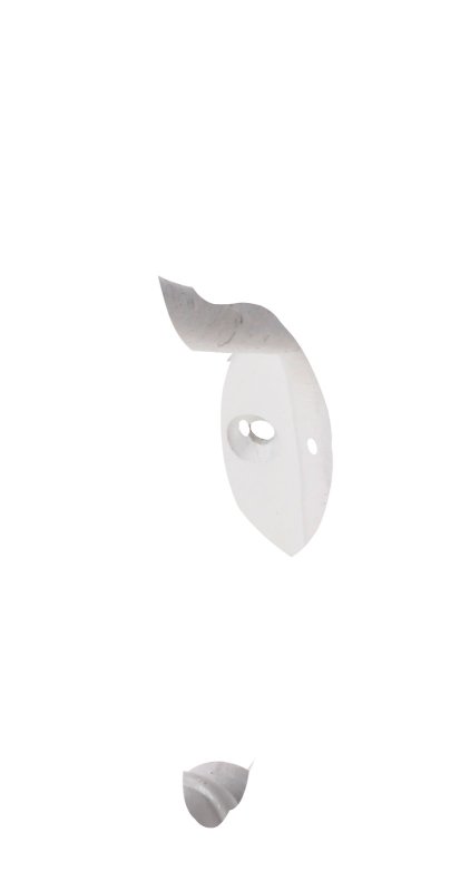 JAS/HOEDHAAK RETRO WIT 150x35x90MM