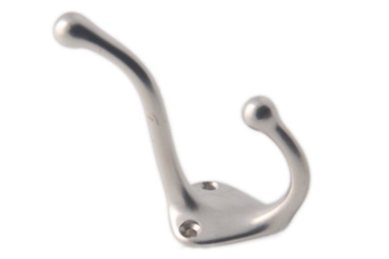 JAS/HOEDHAAK ENKEL MESSING/RVS-KLEUR