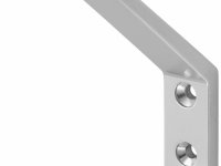 JAS/HOEDHAAK ENKEL 76X105MM ALUMINIUM F1 JAS/HOEDHAAK ENKEL 76X105MM ALUMINIUM F1