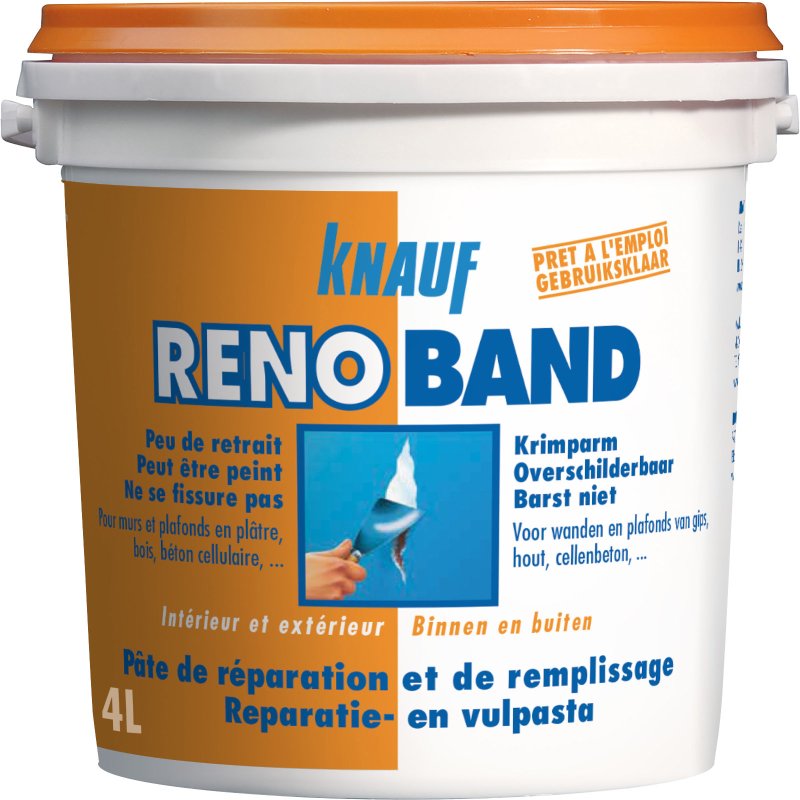 Knauf renoband reparatie- en vulpasta 4l - 00024968
