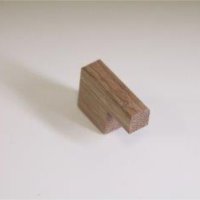 KNOP "THOMAS" 10X35MM EIK NATUREL