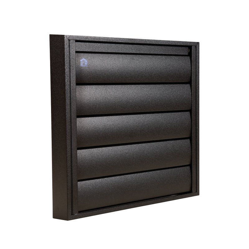 Renson 433 dampkaprooster 210x210 ral 9005 structuur