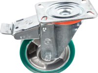 ZWENKWIEL IN ALUMINIUM 100MM MET REM ZWENKWIEL IN ALUMINIUM 100MM MET REM