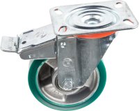 ZWENKWIEL IN ALUMINIUM 100MM MET REM ZWENKWIEL IN ALUMINIUM 100MM MET REM