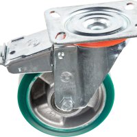 ZWENKWIEL IN ALUMINIUM 100MM MET REM ZWENKWIEL IN ALUMINIUM 100MM MET REM