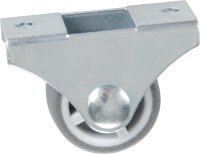 VASTE DUBBELWIEL TPE (THERMOPLASTIC RUBBER) 25MM VASTE DUBBELWIEL TPE (THERMOPLASTIC RUBBER) 25MM