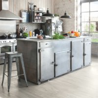 Quickstep LVT Blos base Canyon grijze eik met zaagsneden Light grey 4mm