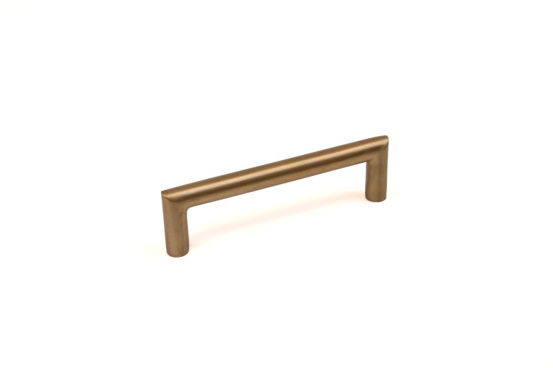 GREEP 90° RVS/MESSING MAT ø10mm cc 96mm