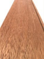 Meranti schroot v-groef 21x145 mm (af te nemen per veelvoud van 3st) / op bestelling - lengtes op aanvraag.