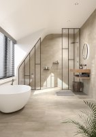 Lalegno SPC Rigid Wall BROWN GRAPHITE / Black Backing - T&G / SURFACE TRAVERTINE / WEAR LAYER 0,30 mm