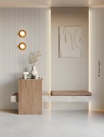 Lalegno Acoustic Pet Panel Livigno 12mm line 2600 G/M² Density 100% Polyester 520x2700mm 4st/box
