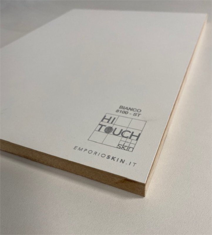 XMelamine 18mm Pearl White Anti Finger Print op MDF 8100SM !!!!! op uitloop !!!!!