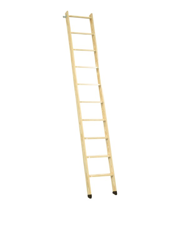 Houten ladder natuurlijk 10T
