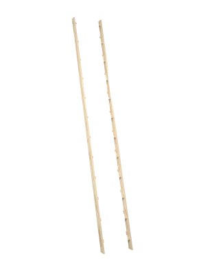 Houten ladder natuurlijk 12T